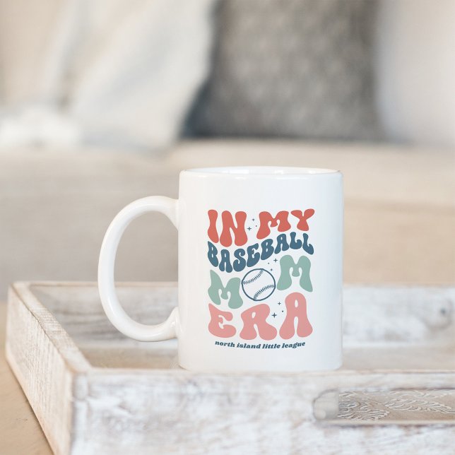 Mug Custom Retro "In My Baseball Mom Era" (Créateur téléchargé)