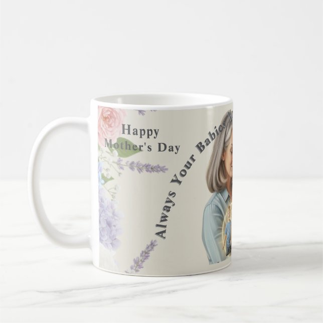Mug Custom  your family photo Mother's day (Gauche)