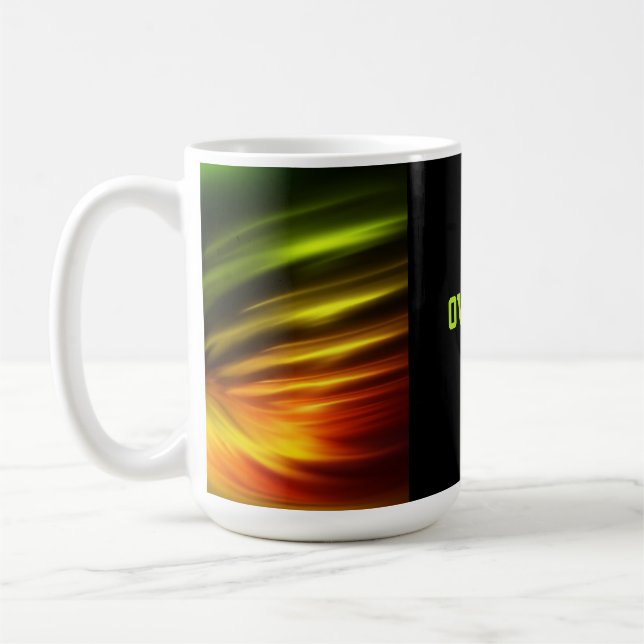Mug Customisable abstract fun space futurist (Gauche)
