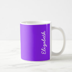 Mug Customiser la couleur unie violette néon