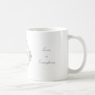 Mug Customiser les noms, initiales et phrase Aimer