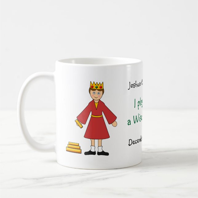 Mug Customisez-moi — Roi de la Nativité des enfants /H (Gauche)