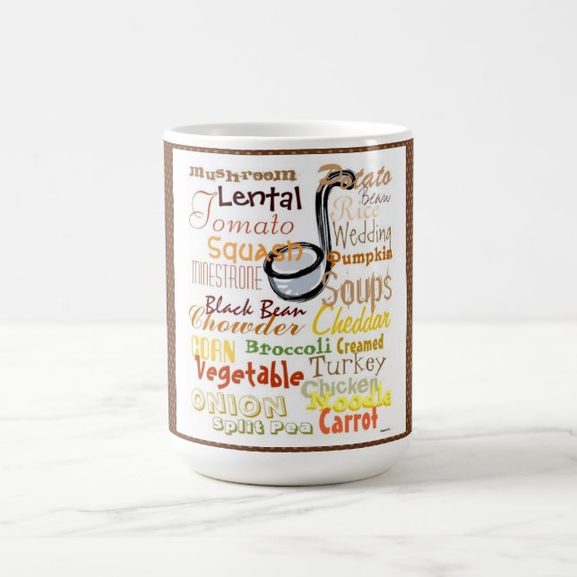 Mug Customisez votre pâte à soupe graphique (Centre)