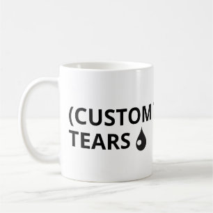Mug Customisez votre propre texte - déchirures