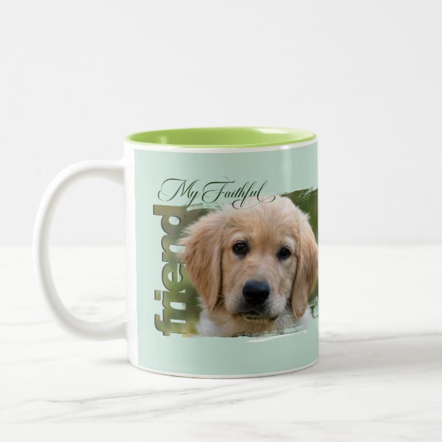 Mug Customizable Pet Photo - "My Faithful Friend" (Gauche)
