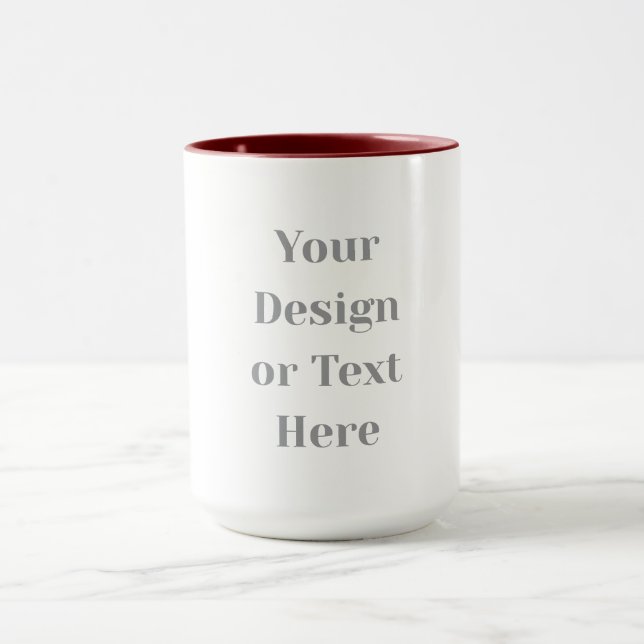 Mug Customizable Your Design or Text Here Personalized (Centre)