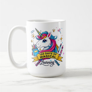 Mug Cute 100 Jours de l'école Magique Apprentissage Un