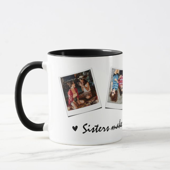 Mug Cute 4 photo Soeurs (Gauche)