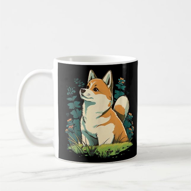 Mug Cute Akita Inu Chien sur Akita Inu 1 (Gauche)