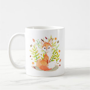 Mug Cute aquarelle Fox animal