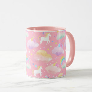 Mug Cute arc-en-ciel licorne magique fille anniversair
