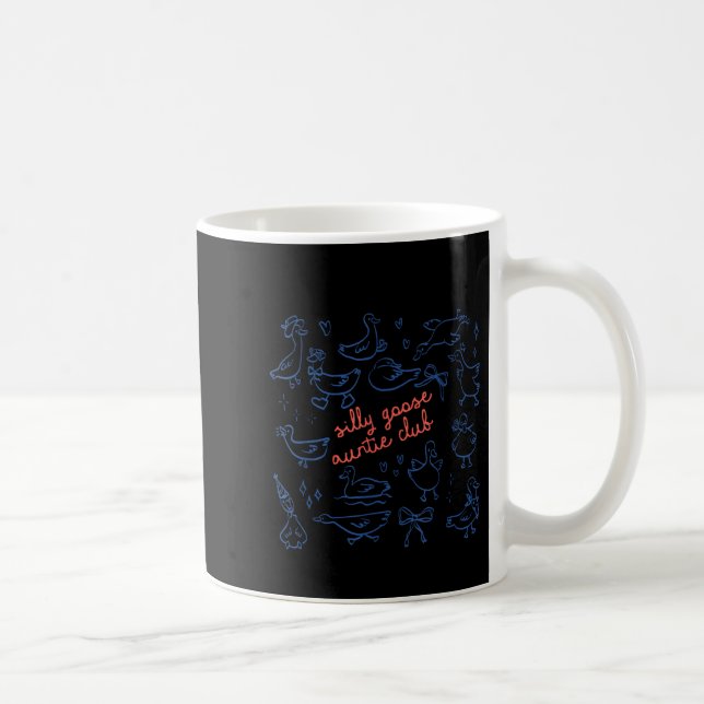 Mug Cute Auntie Silly Goose Auntie For Aunt Pregnancy  (Droite)