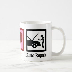 Mug Cute Auto Réparer Magasiner Véhicule Mécanique