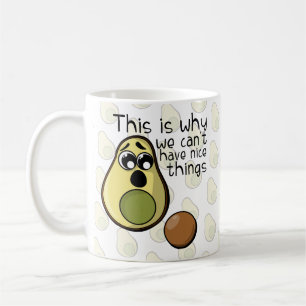 Mug Cute Avocado C'est pourquoi nous ne pouvons pas av