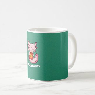 Mug Cute Axolotl Lover Snaxolotl Kawaii Axolotl Food