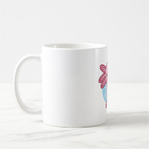Mug Cute Axolotl Manger Popsicle Crème de glace