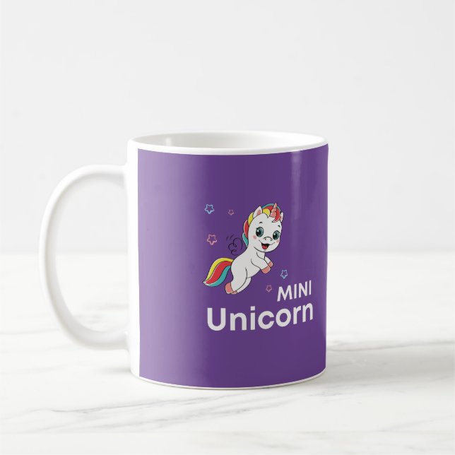 Mug Cute bébé licorne Moderne (Gauche)