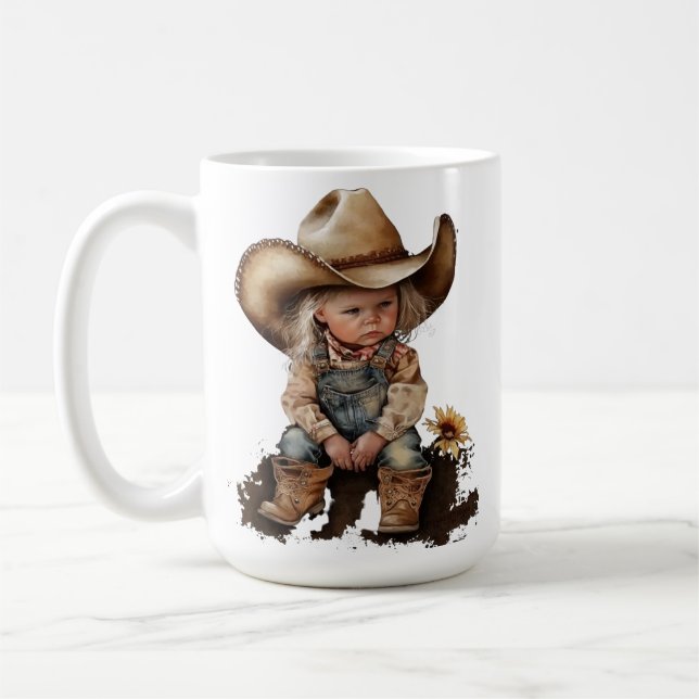 MUG CUTE BLONDE PETITE PAUVRETÉ PAYS FILLE (Gauche)