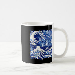 Mug Cute Blue Chats Vague Pour Kamala Funny Blue Vague