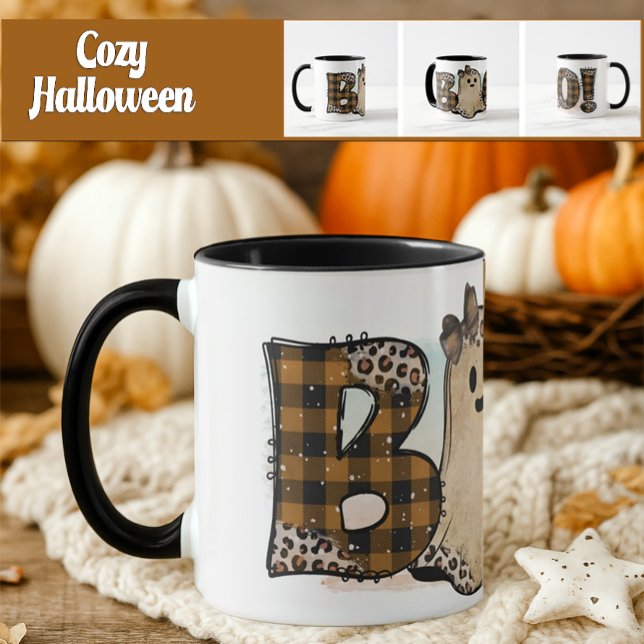 Mug Cute Boo Halloween (Cozy Halloween Mug)