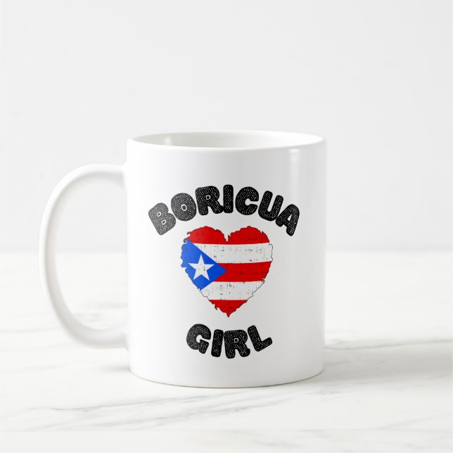 Mug Cute Boricua Girl Porto Rico Cute (Gauche)