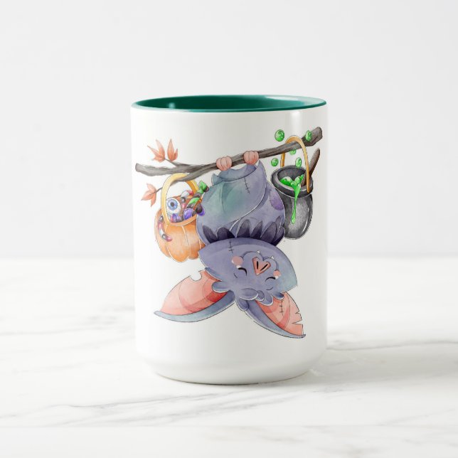 Mug Cute bouchon de chaume d'Halloween (Centre)