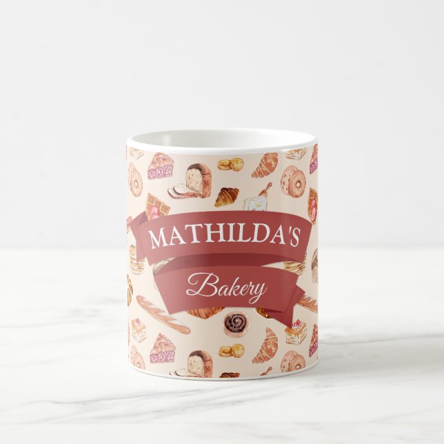 Mug Cute boulangerie personnalisée (Centre)
