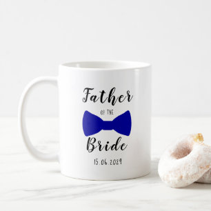 Mug Cute Bow Cravate père de la mariée Personnalisé