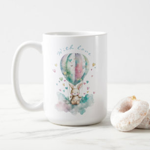 Mug Cute bunny AÉRONAUTE, personnalisé