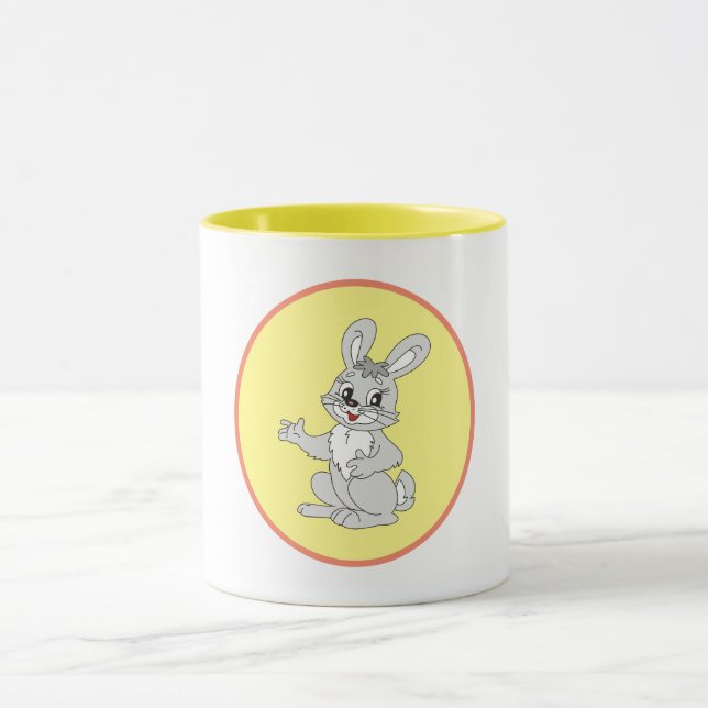 Mug Cute Bunny for Kids and Rabbit Fans (Centre)