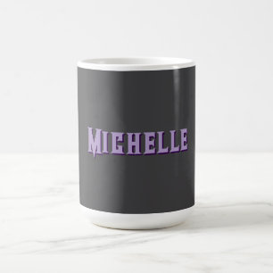 Mug Cute Calligraphy Créative tendance Nom personnalis