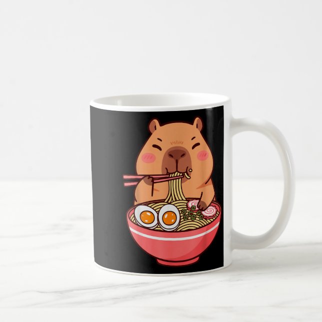 Mug Cute Capybara Ramen Kawaii Kids Boys Girls Cool An (Droite)