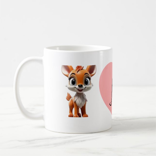 Mug Cute Cartoon Dee (Gauche)