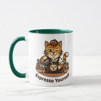 Mug Cute Cat Barista