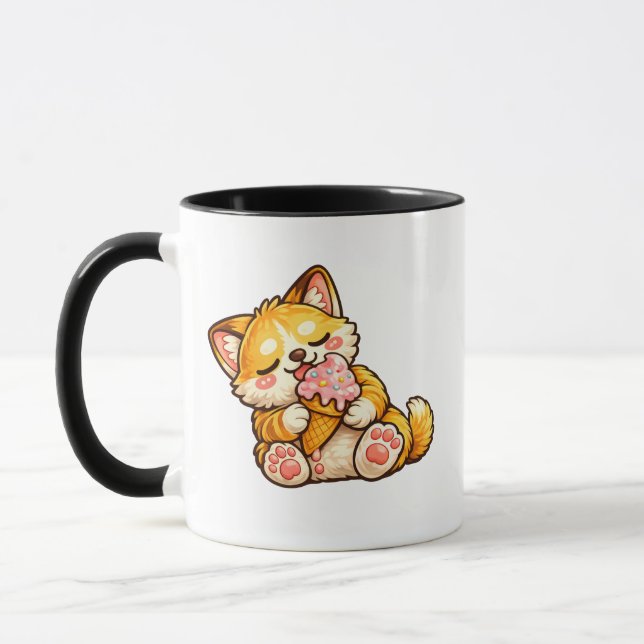 Mug Cute Cat Ice Cream (Gauche)