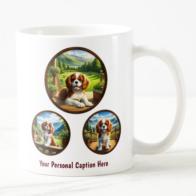 Mug Cute Cavalier King Charles Spaniel Chiot (Créateur téléchargé)
