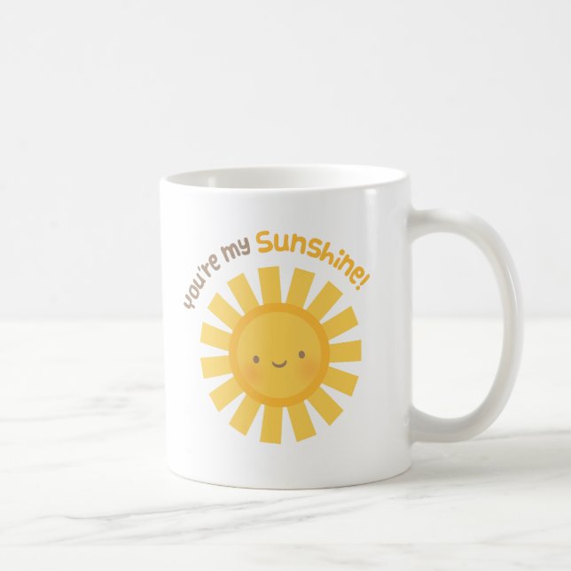 Mug Cute Cheery Appréciation Tu Es Mon Soleil (Droite)