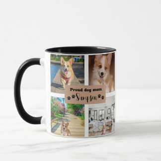 Mug Cute Chien Maman Photo personnalisée