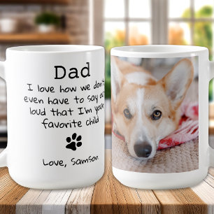 Mug Cute Chien Papa Personnalisé Animaux de compagnie 
