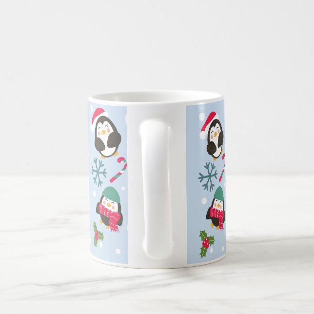 Mug Cute Christmas Penguin (Poignée)