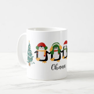 Mug Cute Christmas Penguin Igloo Watercolor
