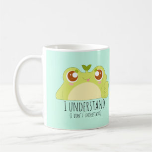 Mug Cute Comprendre Grenouille verte