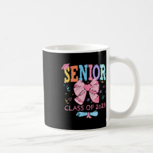 Mug Cute Coquette Bow Senior 2025 Cl De 2025 Graduatio