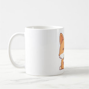 Mug Cute Corgi Chien Manger Ramen