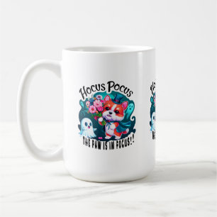 Mug Cute Corgi Halloween Art : Hocus Pocus Thème Desig