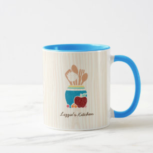 Mug Cute Country Style Ustensiles De Cuisine Avec Nom