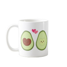 Cute couple Avocado amoureux, Mon autre moitié