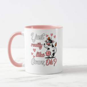 Mug Cute Cow Funny Farm Ranch Animal