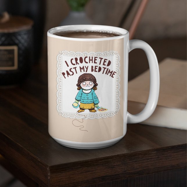 Mug Cute Crochet poupée Fil Doily (Créateur téléchargé)