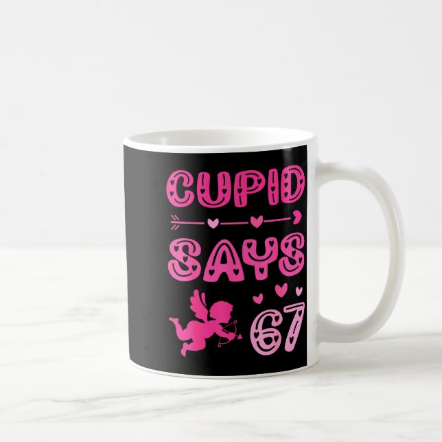 Mug Cute Cud Dit 67 Mèmes Drôles Nk Saint-Valentin  (Droite)